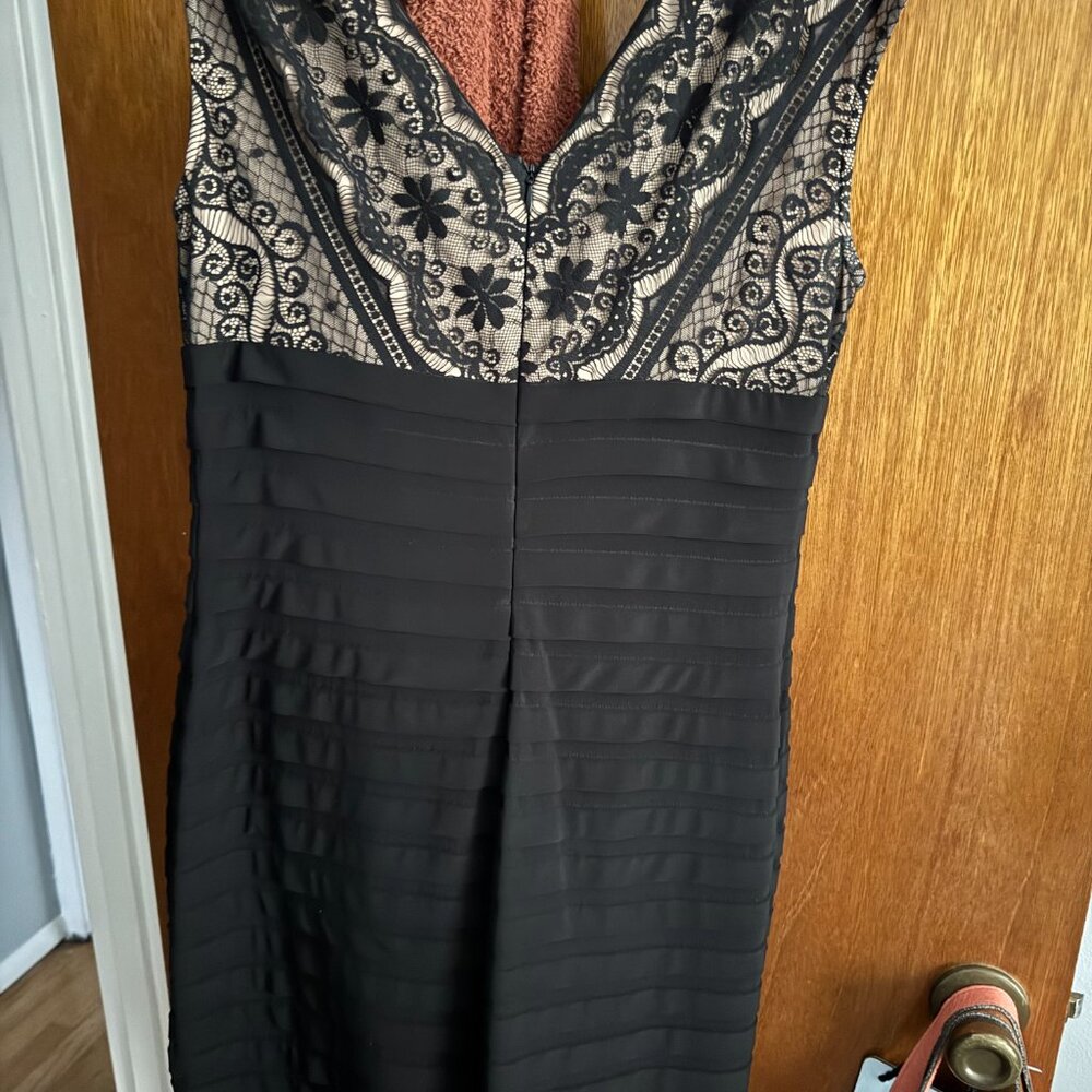 Adrianna Papell Black Lace Cocktail Dress – Size 14, Worn once, Stunner! - Picture 4 of 8